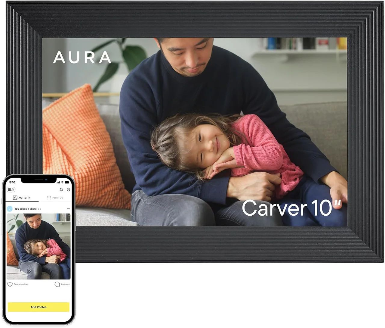 Cadre photo connecté pour toute la famille