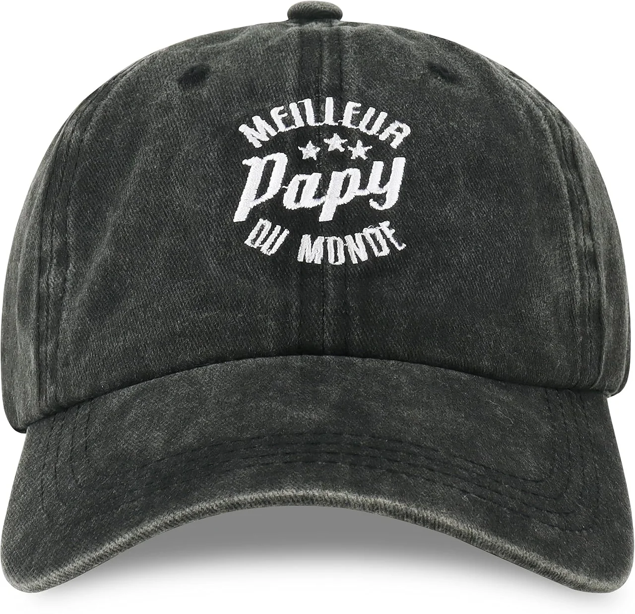 Casquette grise pour grand-père en coton