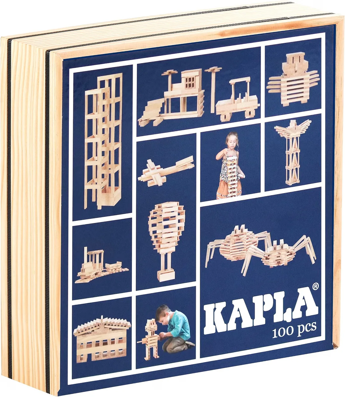 KAPLA coffret de 100 planchettes nature
