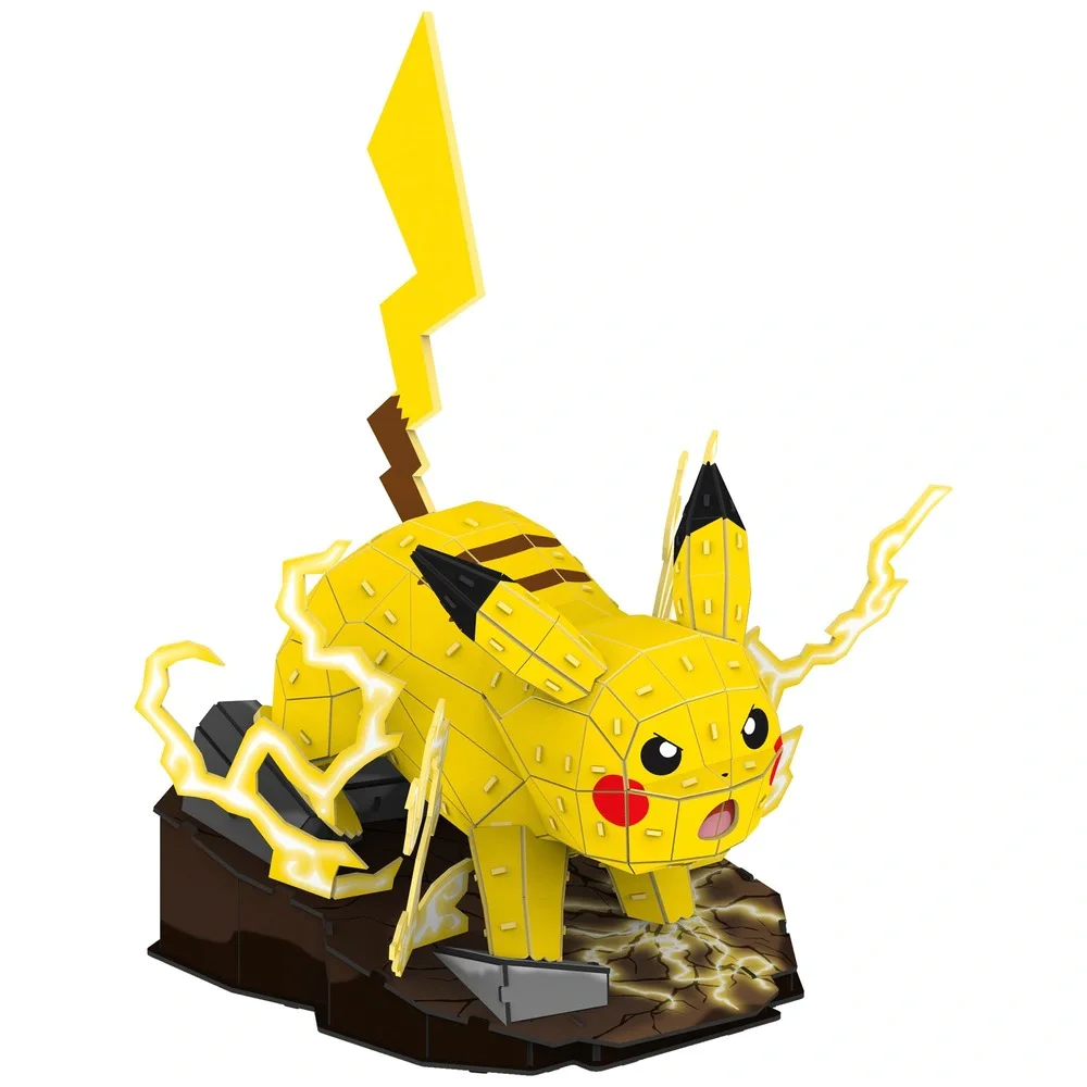 Maquette en carton Pikachu à construire, puzzle 3D de 201 pièces