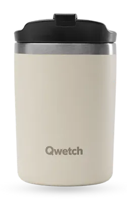Mug isotherme de voyage Qwetch en inox, 240 ml