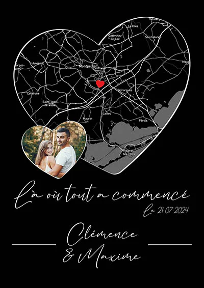Poster personnalisé « Là où tout a commencé »